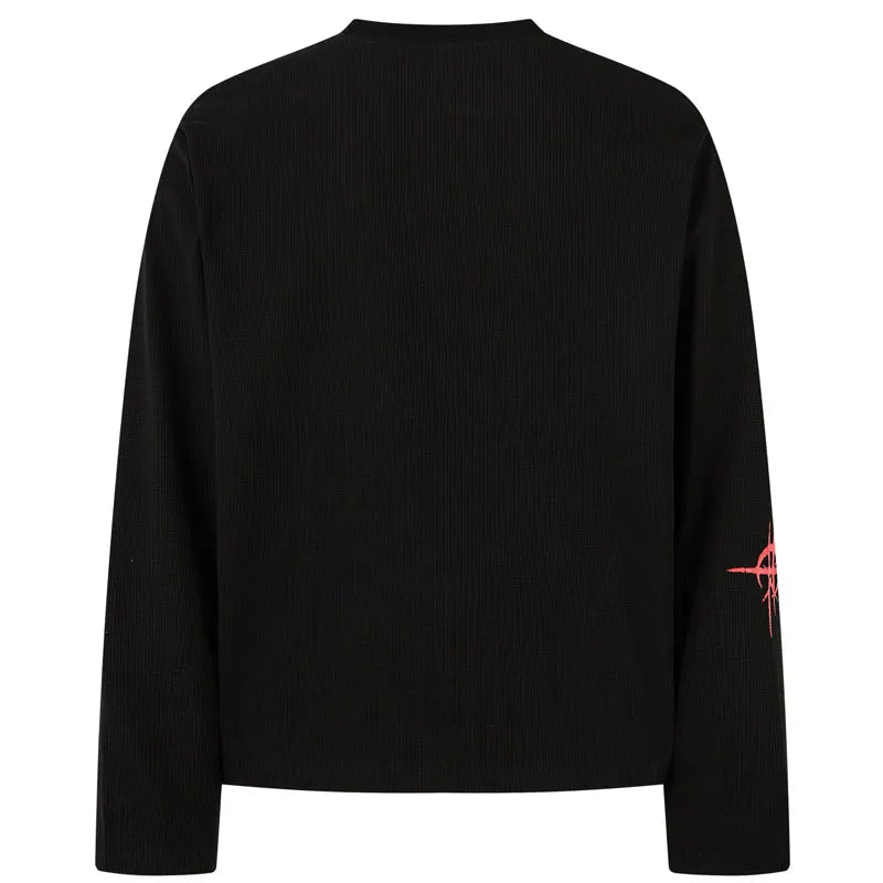 Y2k Grunge Three Crosses Sweatshirt