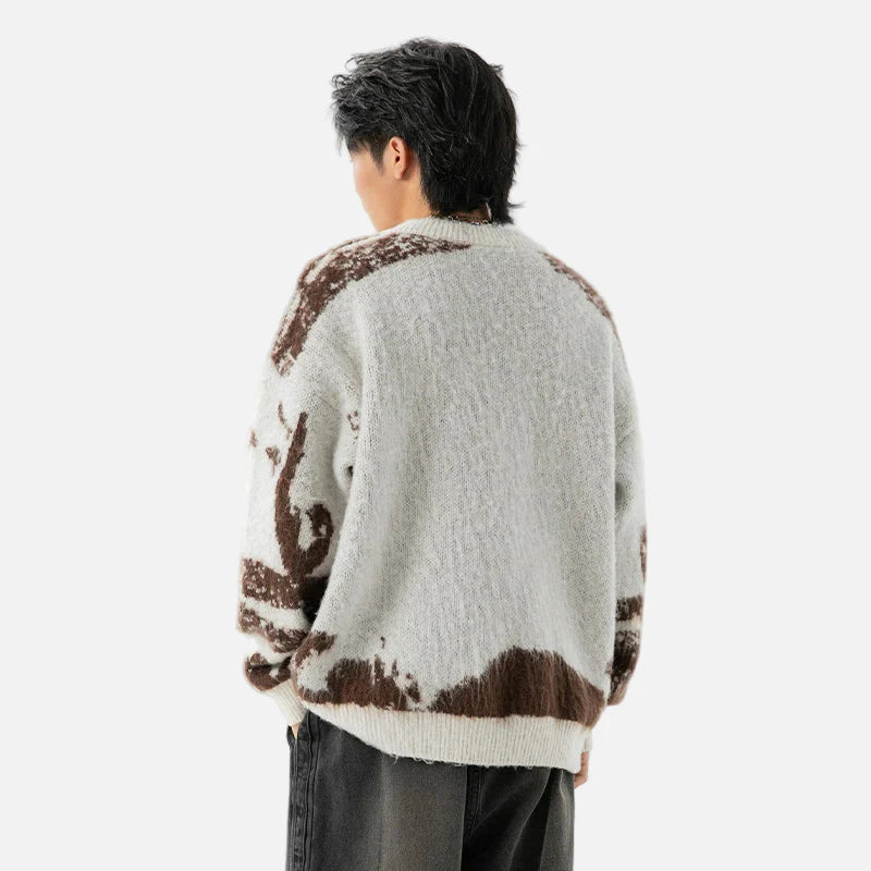Y2K Soft Hip Hop Strickpullover
