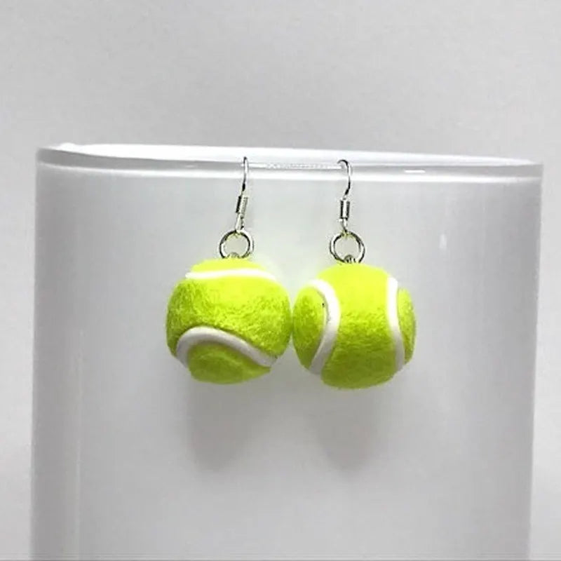 Personalized Kawaii Green Tennis Pendant Earring