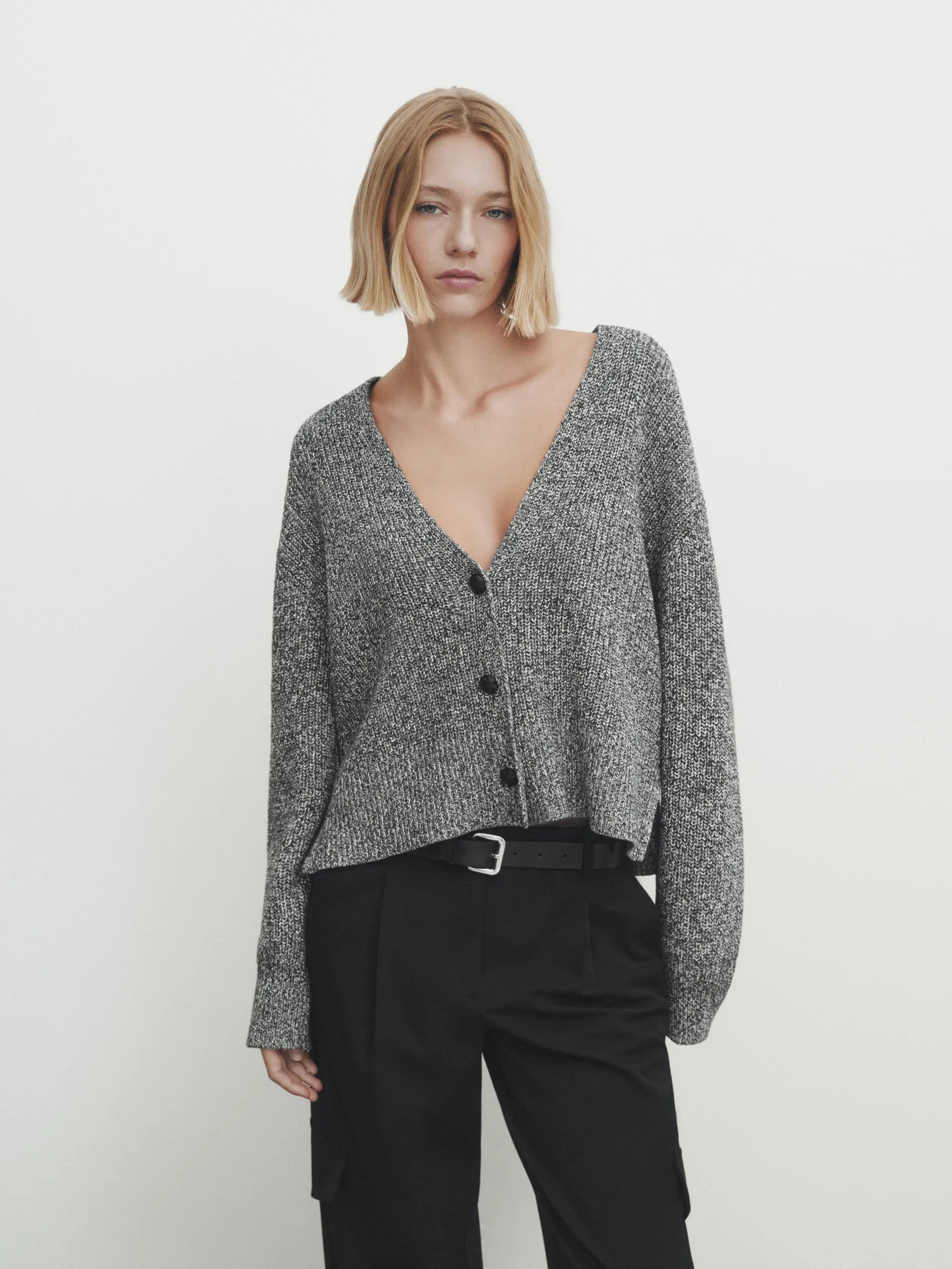 Damen-Frühlingsstrickjacke „Ephereal“