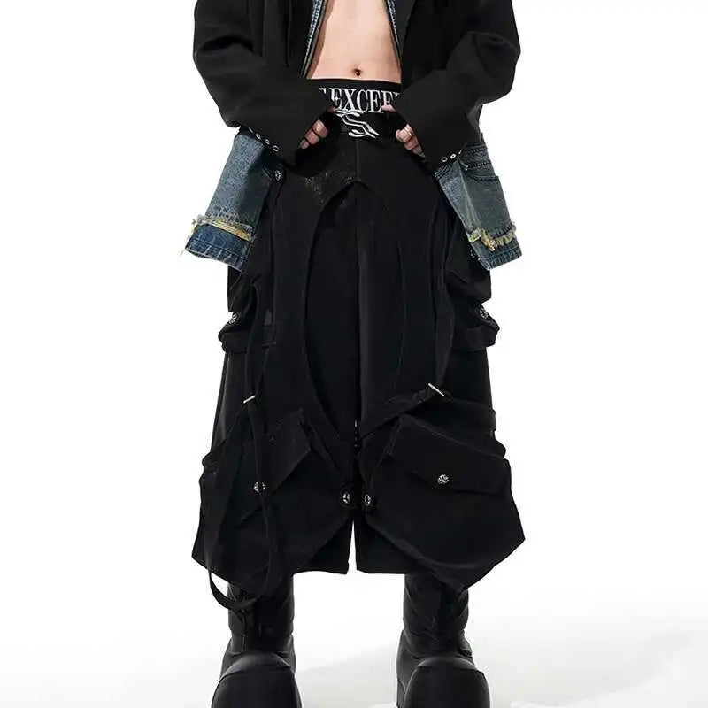 Hochwertige Streetwear-Freizeitjeans in Unifarben