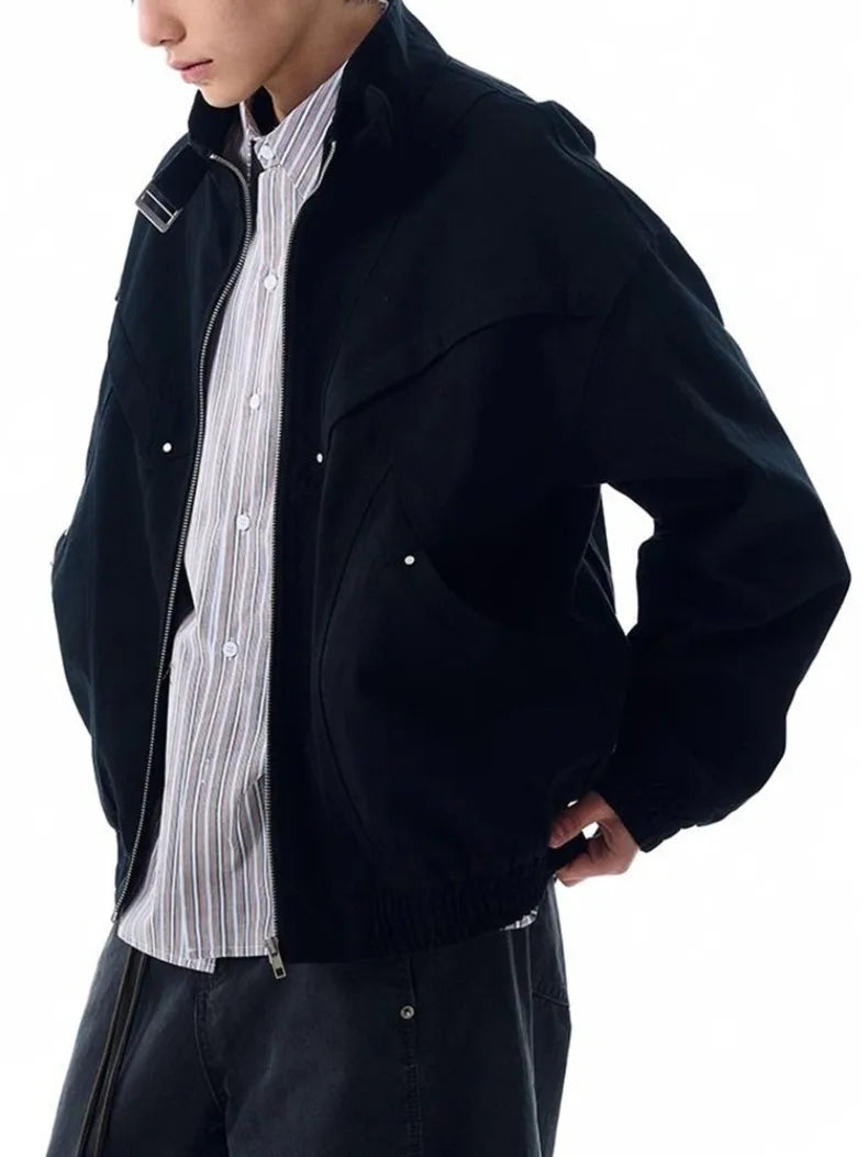 Lässige Arbeitsjacke im japanischen Stil