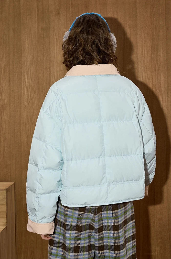 Y2K Stilvolle, leichte Steppjacke