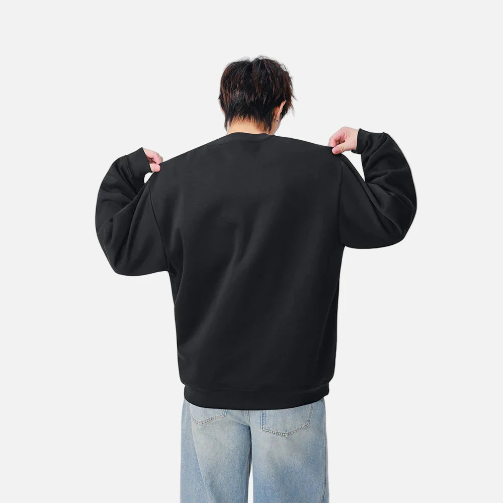 Streetwear Hip Hop Rundhals-Sweatshirt