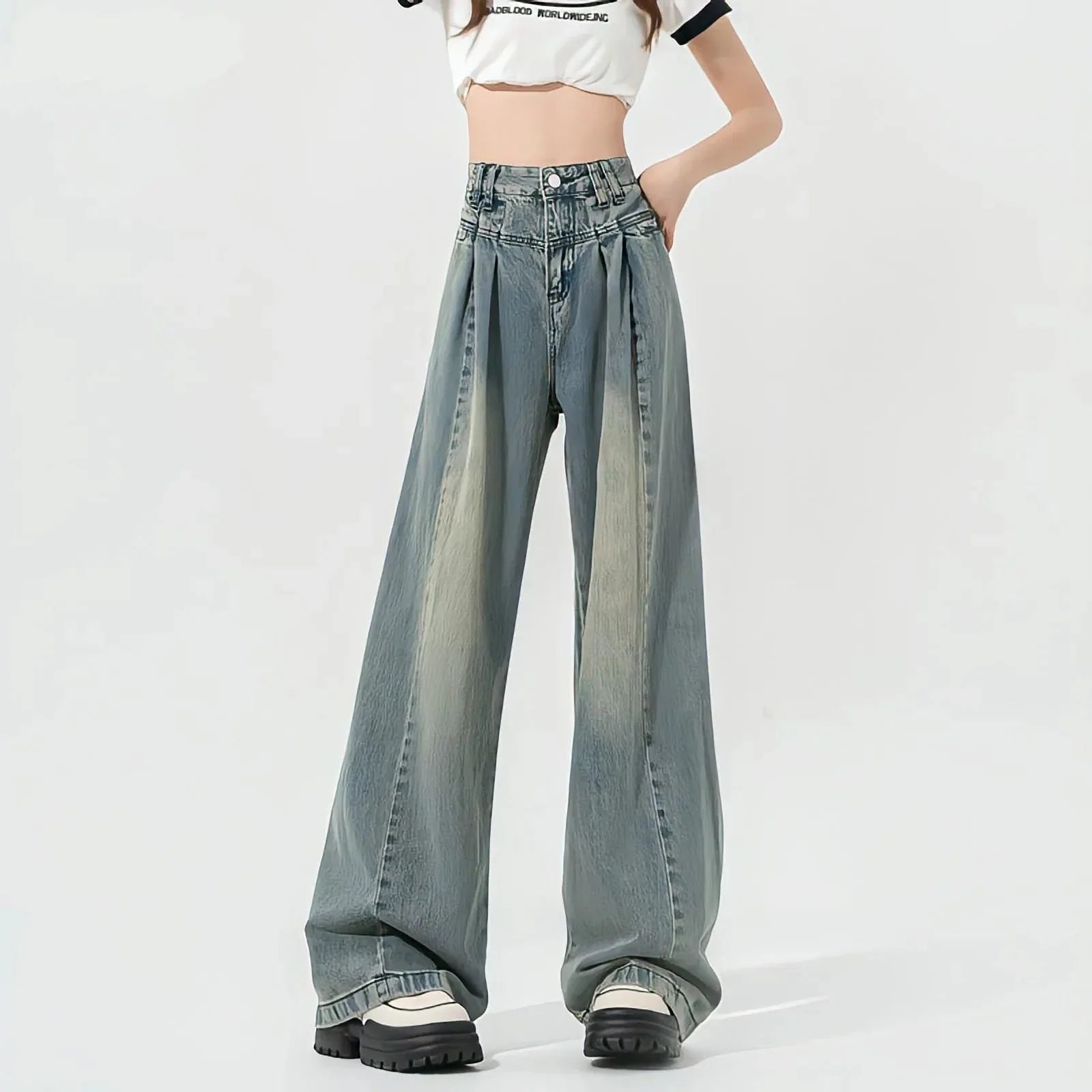 Vintage Loose High-Waist Jeans
