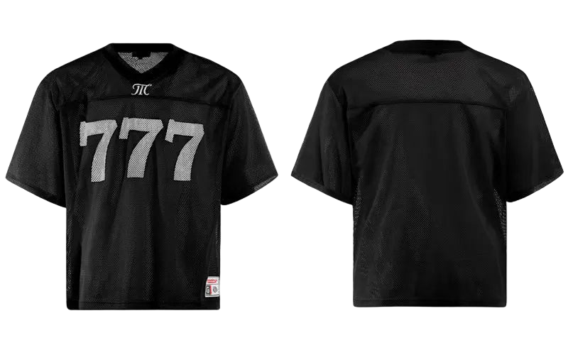 Vintage Mesh Graphic Jersey Tee`