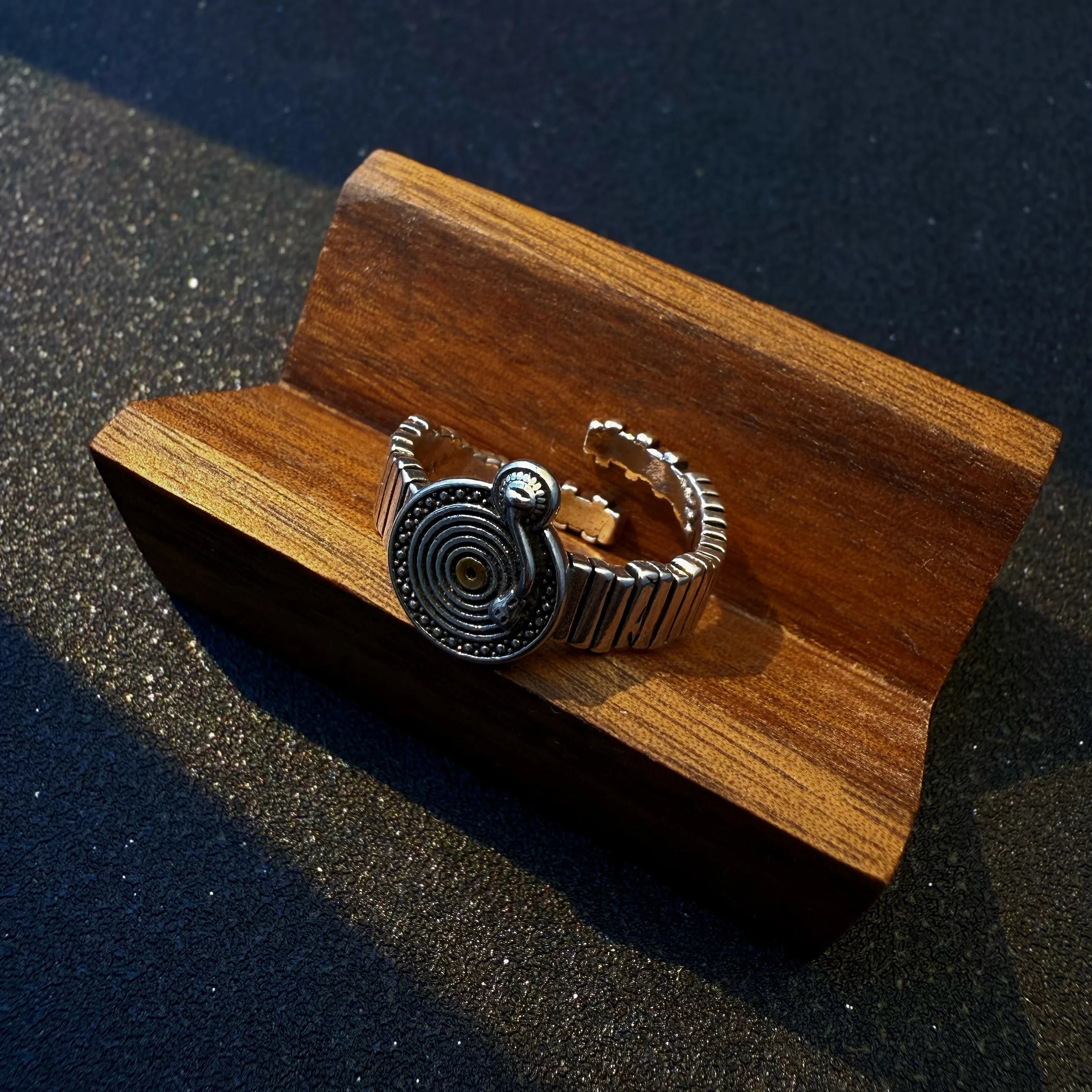Verstellbarer offener Ring für Vintage-Vinyl-Schallplatten