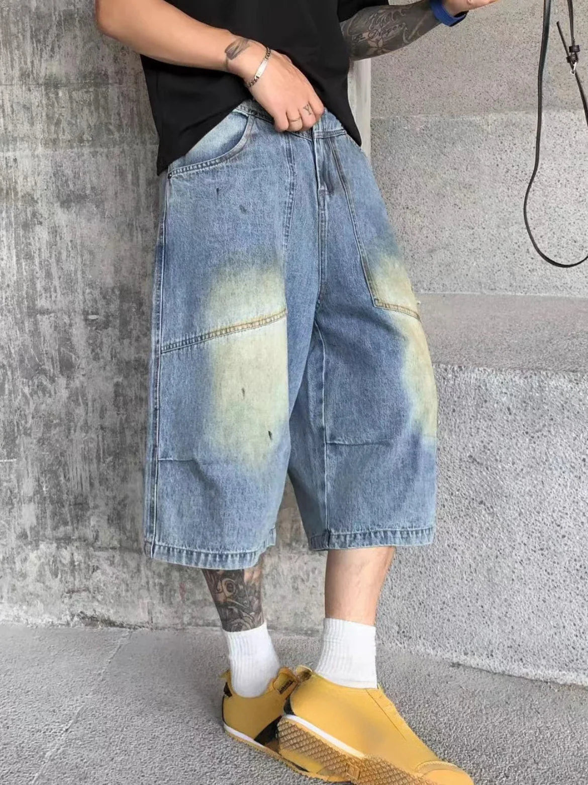 Retro-Jorts, personalisiert, locker geschnitten, High Street
