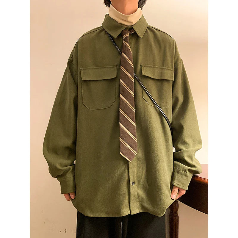 Retro Japanese Loose Casual Long T-Shirt