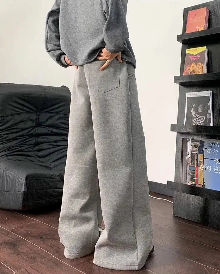 Lässige, dicke Samt-Winter-Jogginghose für Herren