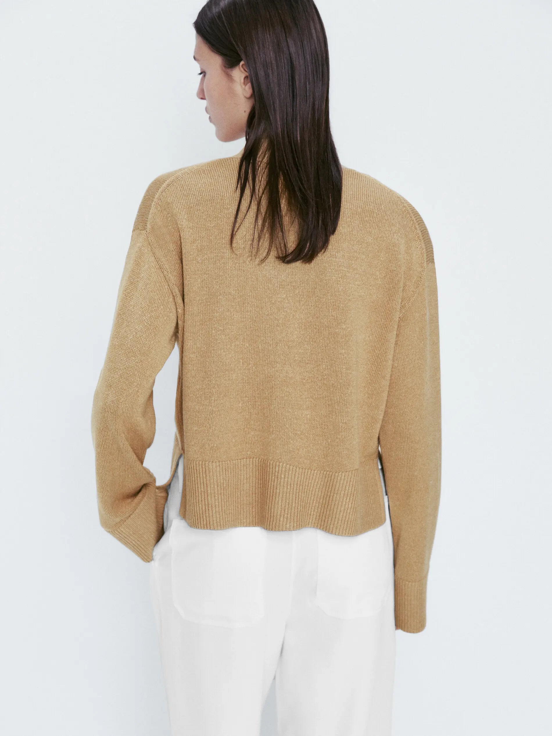 Lässiger, luftiger Strickcardigan für Damen – ideal für den Frühling