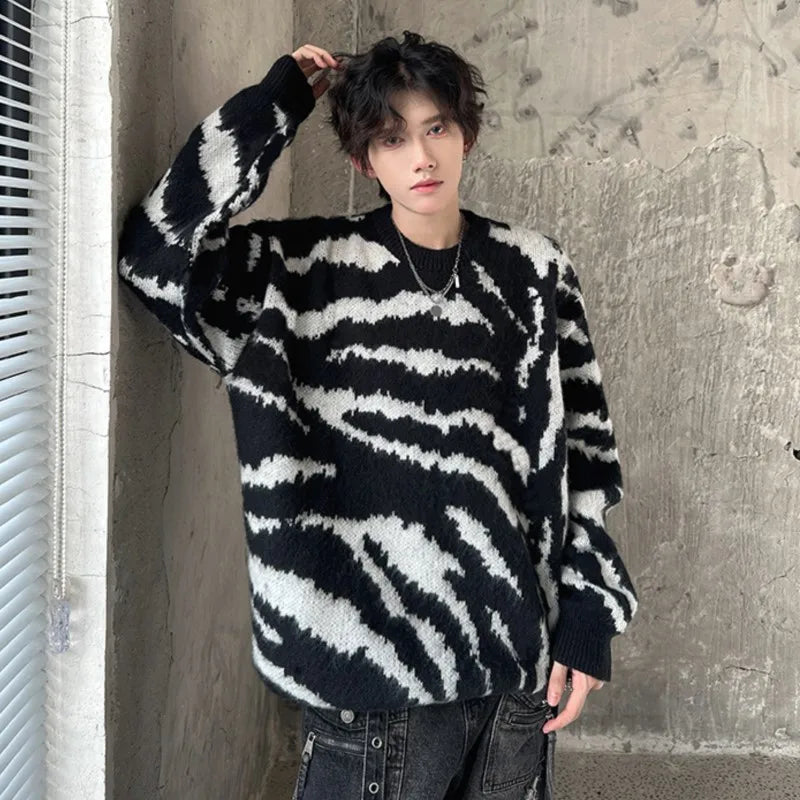 Pull en maille velours chaud