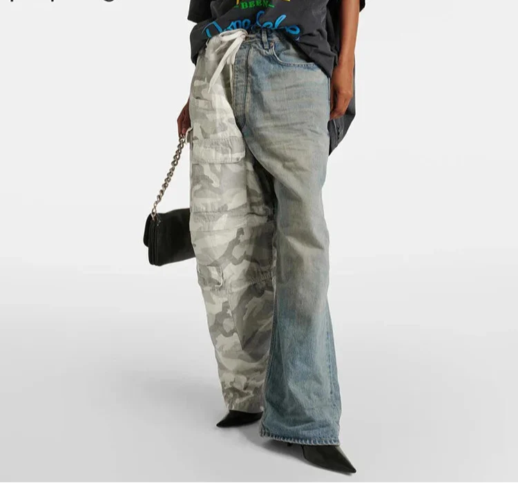 Color-Block-Jeans von bekannten Designermarken