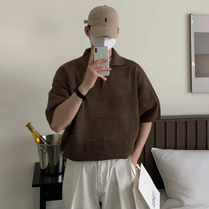 Classic High Quality Breathable Polo Sweater