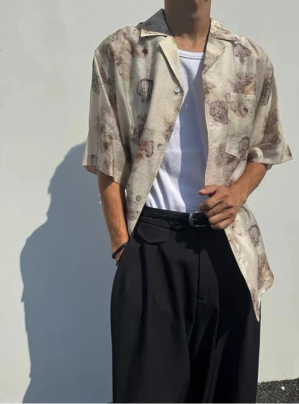 Premium Y2K Oversize Kurzarmhemd mit Karomuster