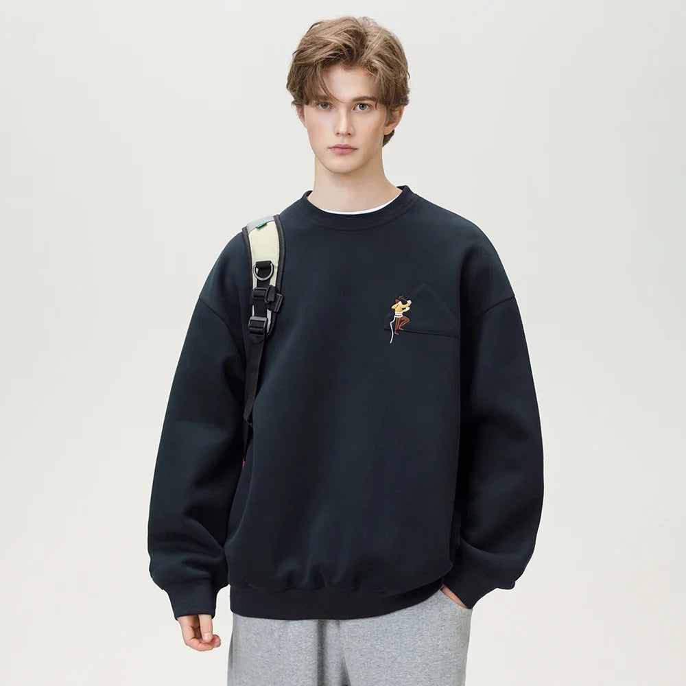 Cozy Funny O-Neck Sport Sweatshirt