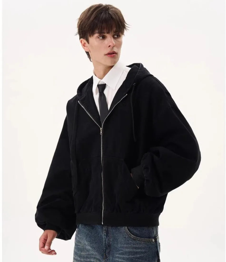 Herren-Kapuzenpullover mit japanischer Stickerei