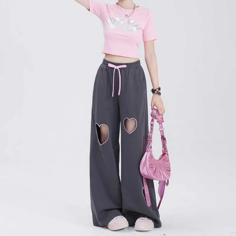 Sweet Vintage Love High Waist Jogginghose