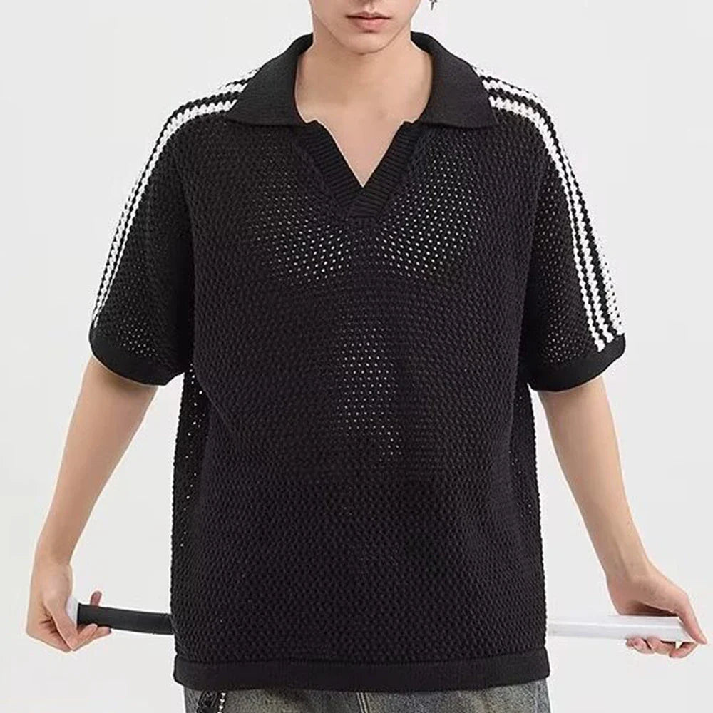 Polo ample respirant de style américain
