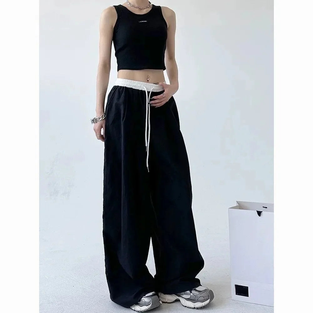 Y2k High Street Wide Leg Sweatpants