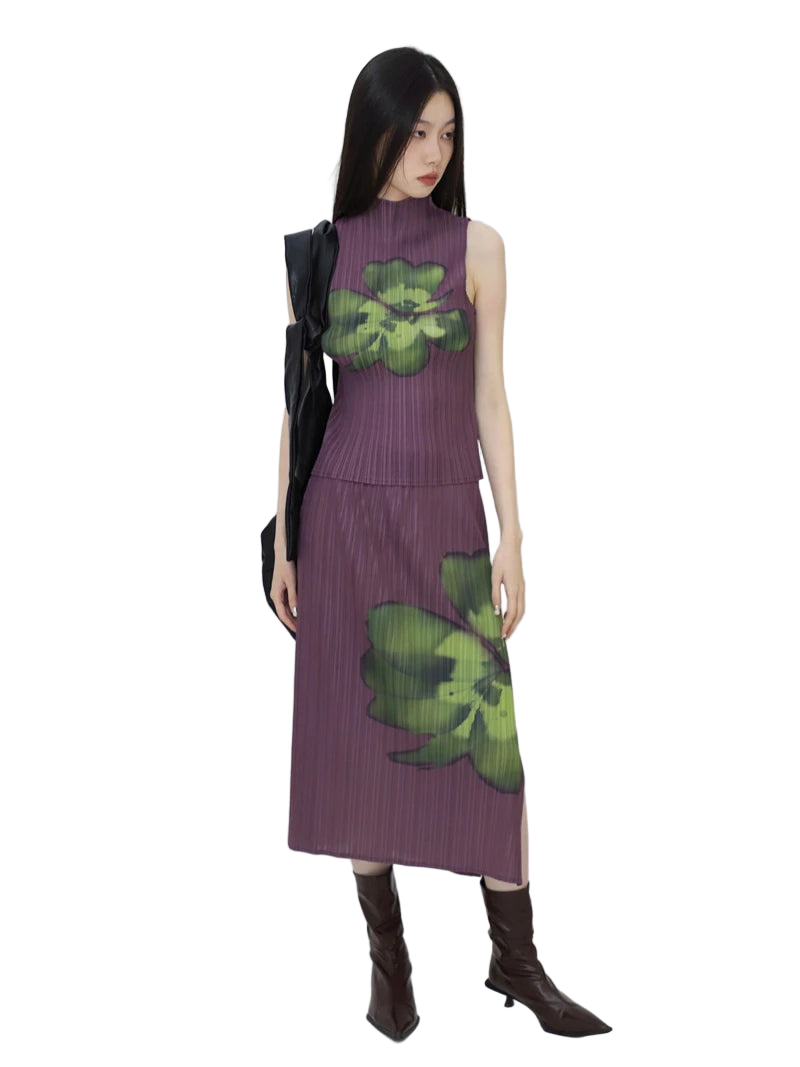 Y2K Cat Graphic Mesh Crop Women's Top