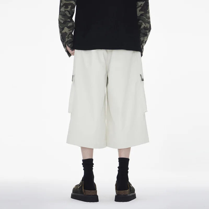 Schnelltrocknende, lockere Herren-Shorts mit weitem Bein