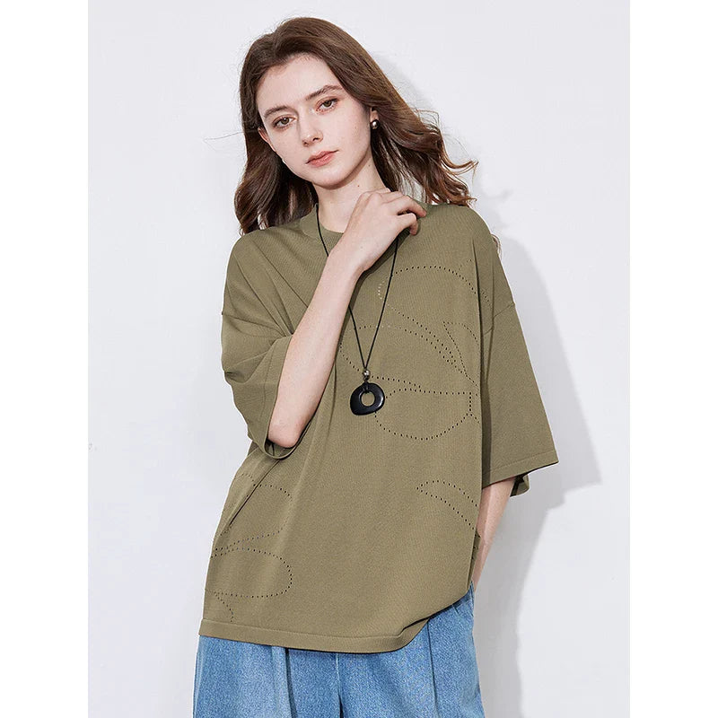 Stylish Womens Short Sleeve Summer T-Shirt