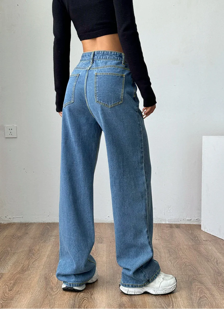 Retro Streetwear Baggy Denim Jeans