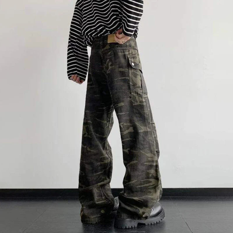 Herren-Camouflage-Freizeithose