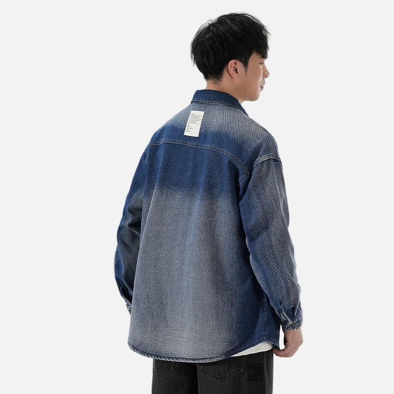 Veste en jean délavée Heavy Stone Workwear