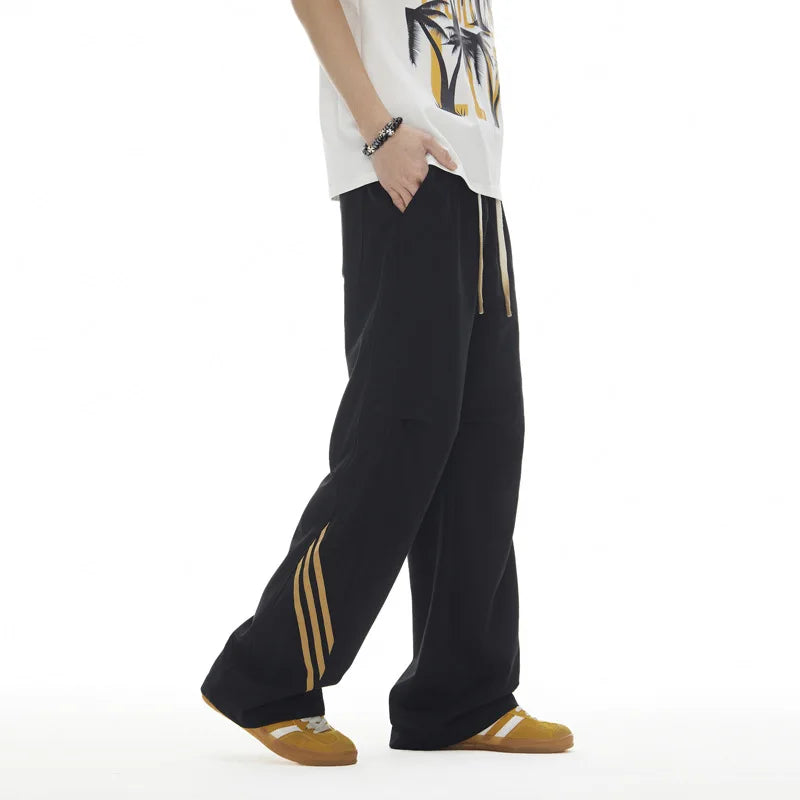 Lässige Freizeit-Sporthose mit elastischem Kordelzug