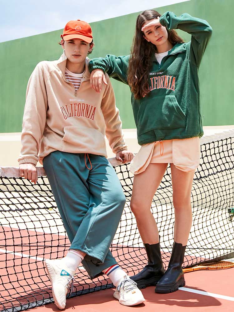 Sweat-shirt polaire vintage de Californie