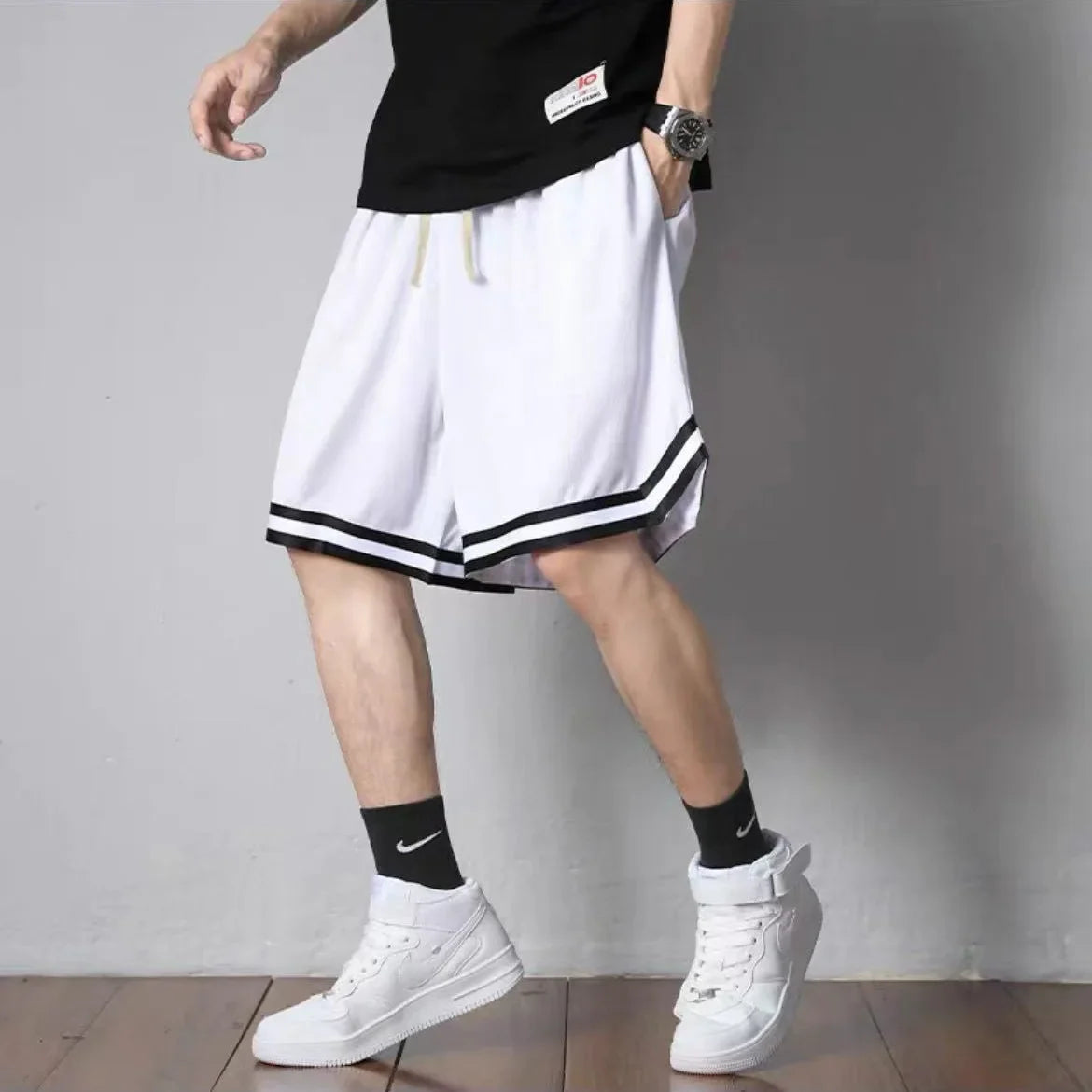 Short en maille respirante à séchage rapide