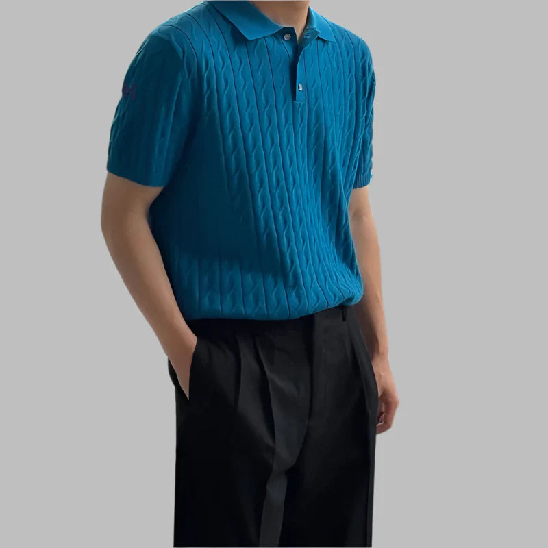 Klassisches, bequemes Retro-Polo-Shirt in schmaler Passform