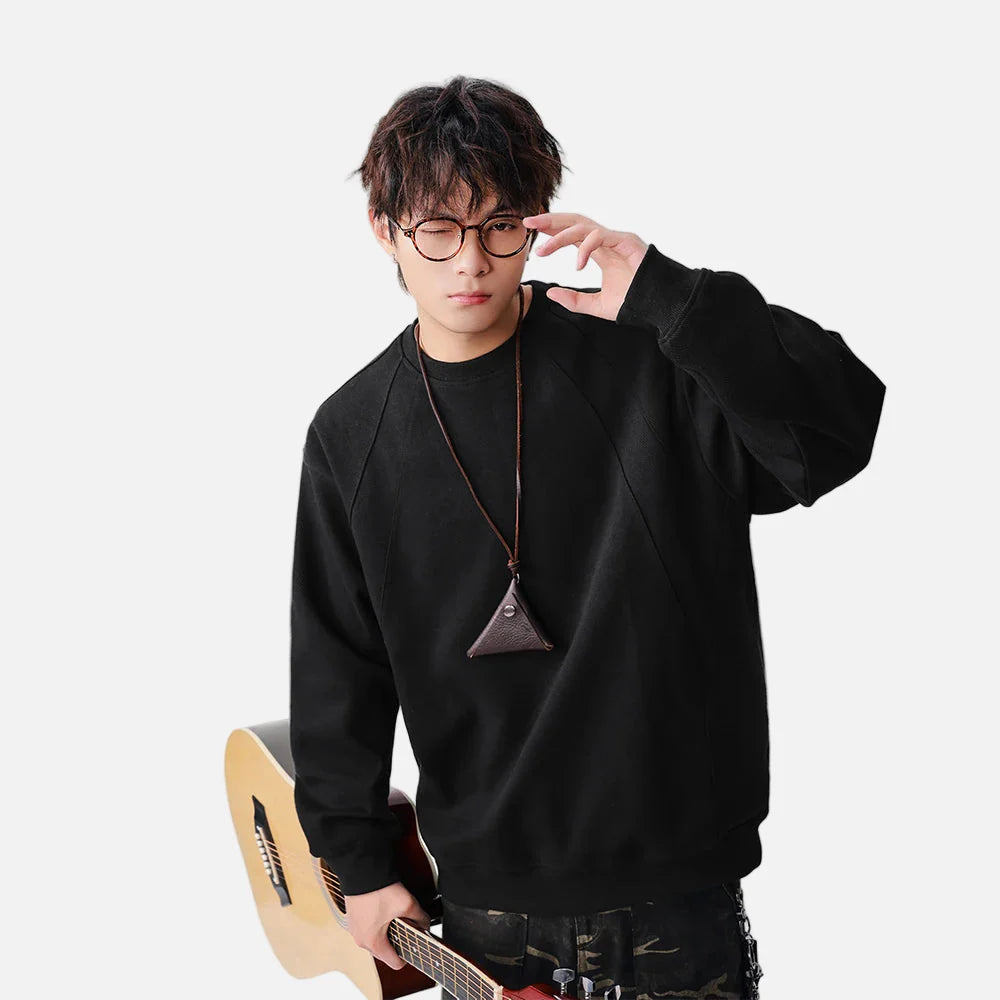 Streetwear Gemütliches Winter-Sweatshirt mit Rundhalsausschnitt