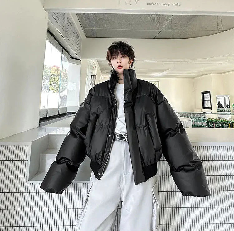 Doudoune chaude et rembourrée personnalisée, style streetwear
