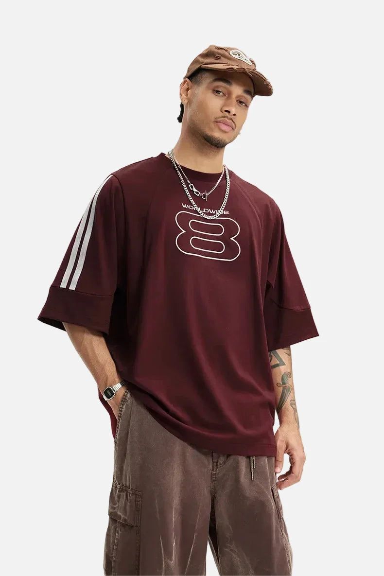 T-shirt de sport Y2K Infinity Color Block