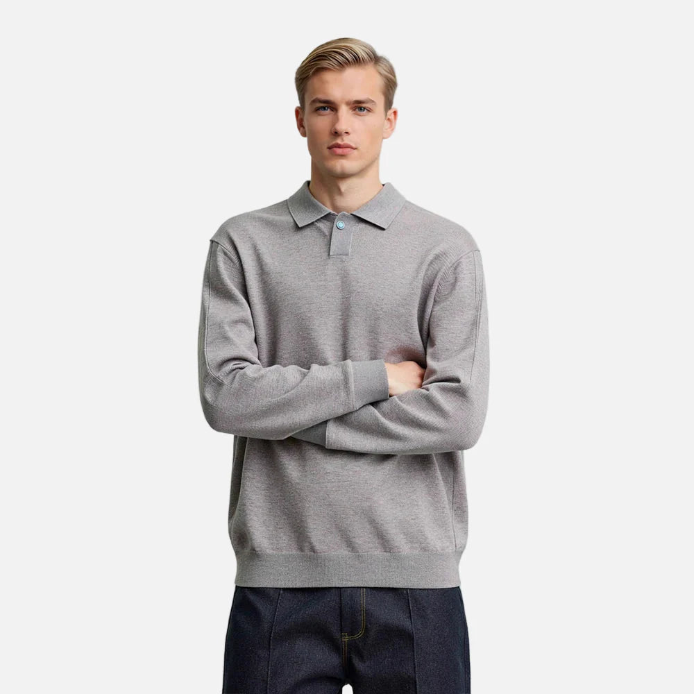 Klassisches Langarm-Sweatshirt mit lockerer Passform für den Frühling
