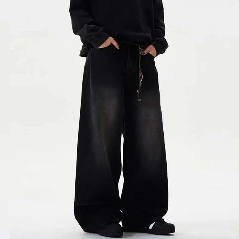 Jeans classiques américains à jambes larges
