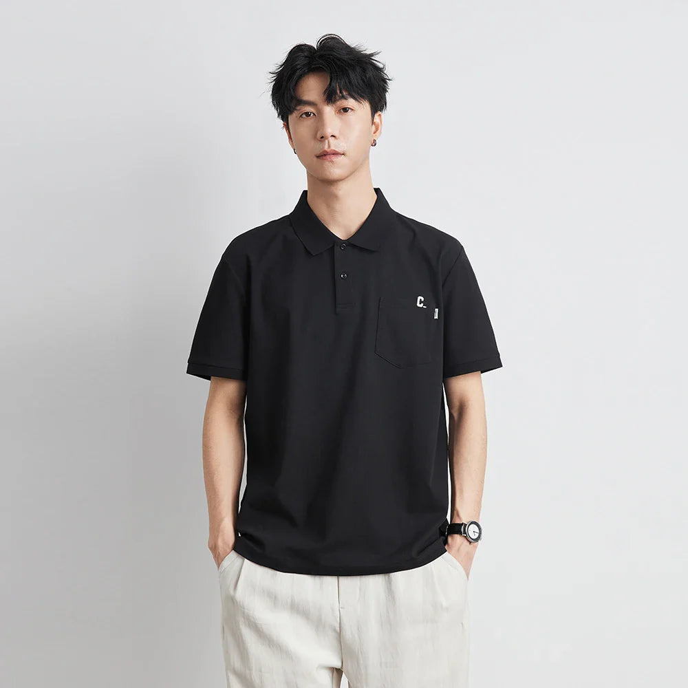 Men's Casual Breathable Luxury Polo for Summer T-Shirt