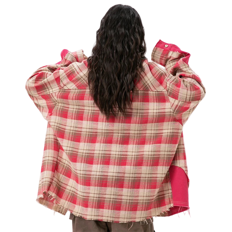 Striped Pink Oversized Shirt