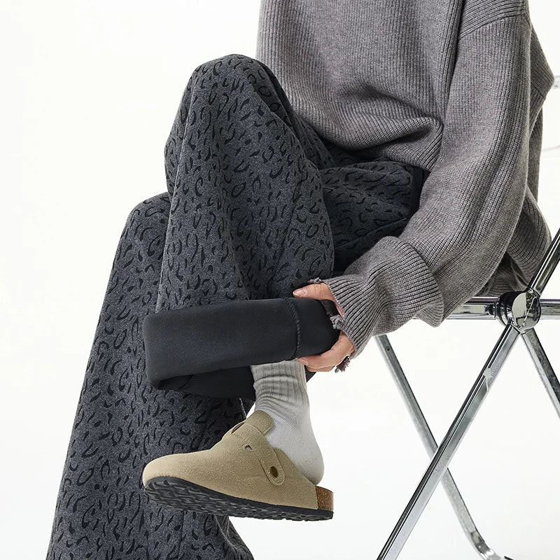 Elegante Winter-Sweatpants mit Fleecefutter