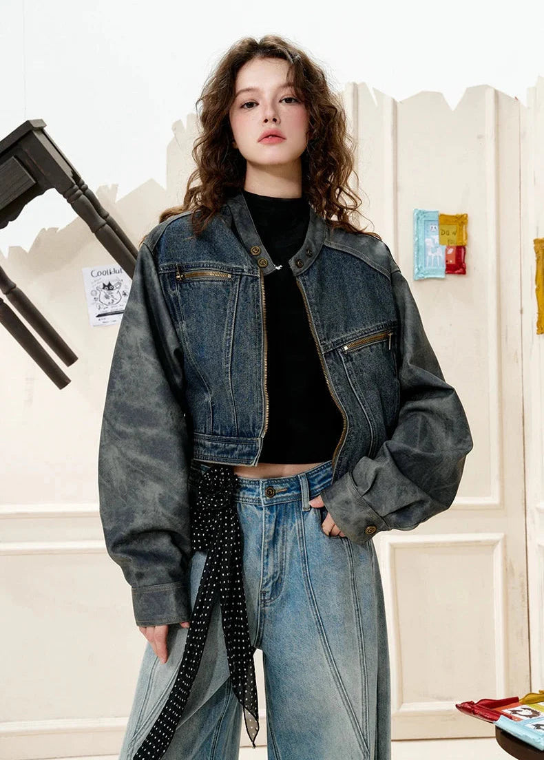 Signature American Hip Hop Denimjacke