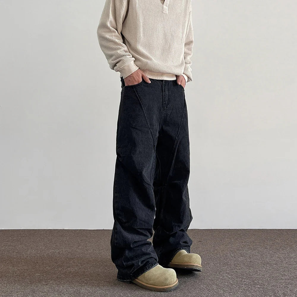 Vintage-Streetwear-Jeans für Herren