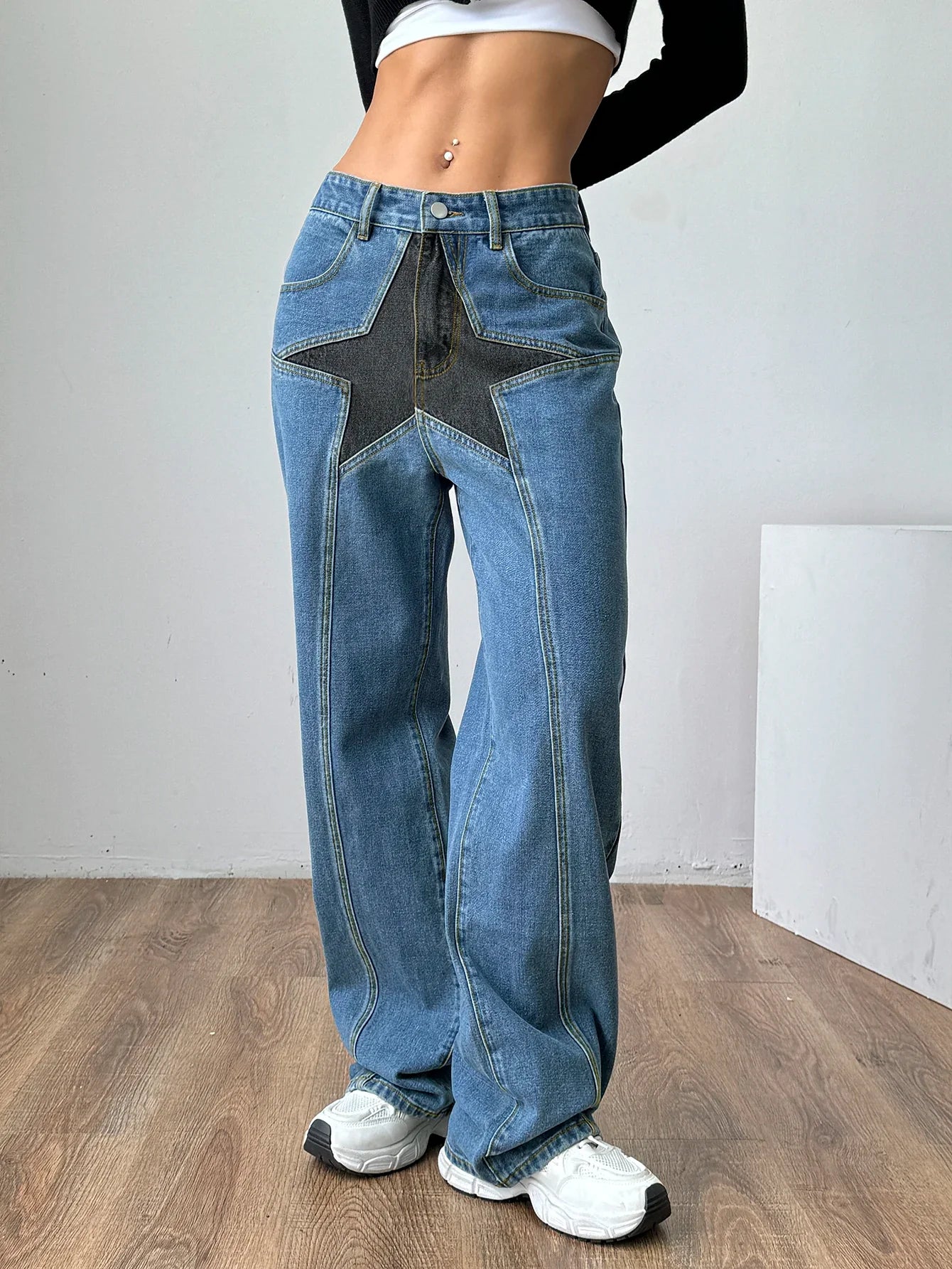 Retro Streetwear Baggy Denim Jeans