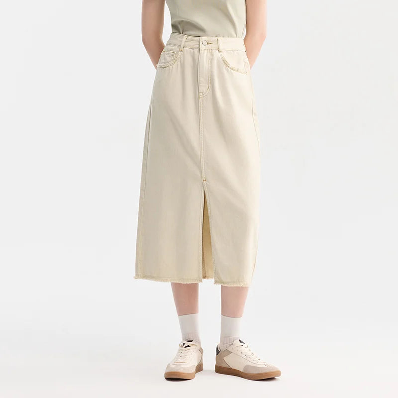 Straight-Cut Summer Skirt