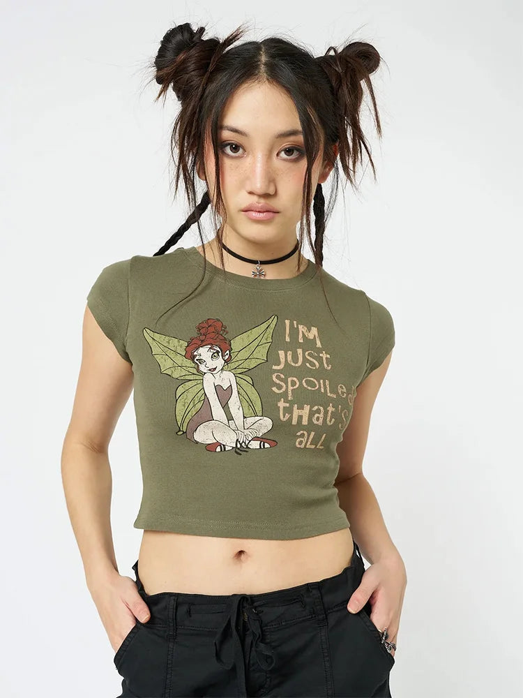 Damen-T-Shirt mit Ember Fairy-Grafik