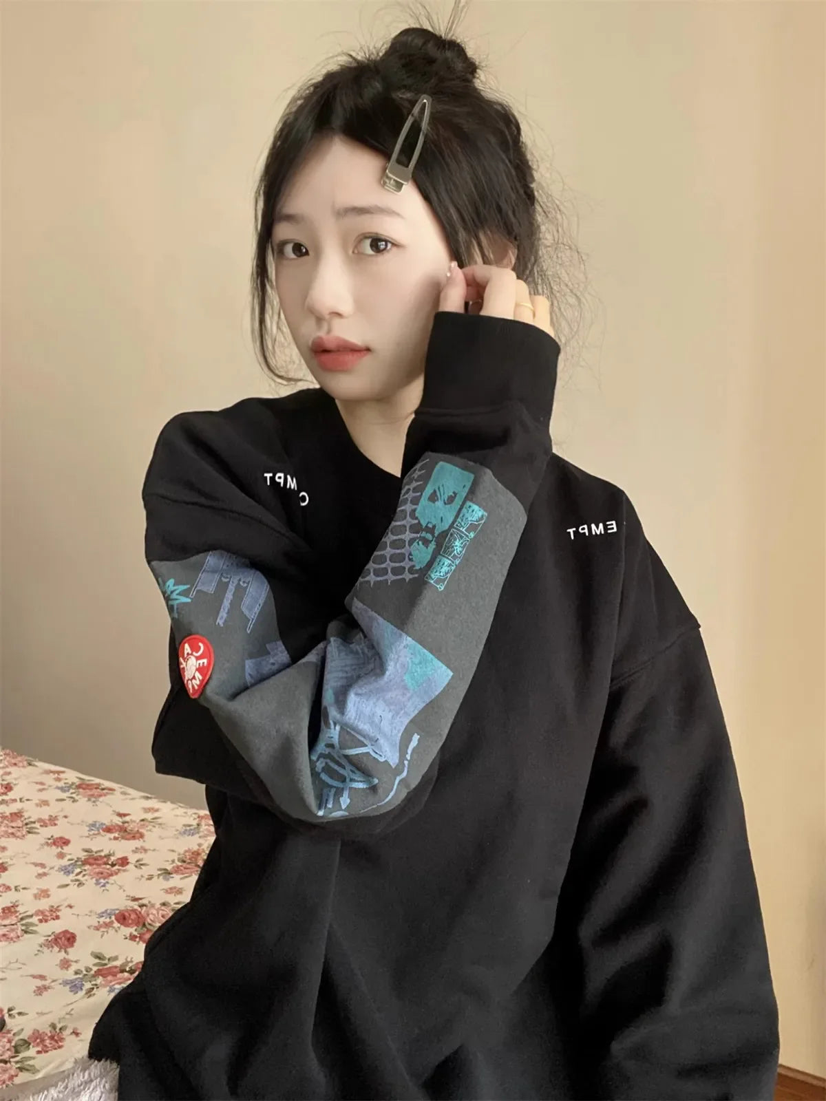 Cav Empt Rundhals-Sweatshirt mit Futter