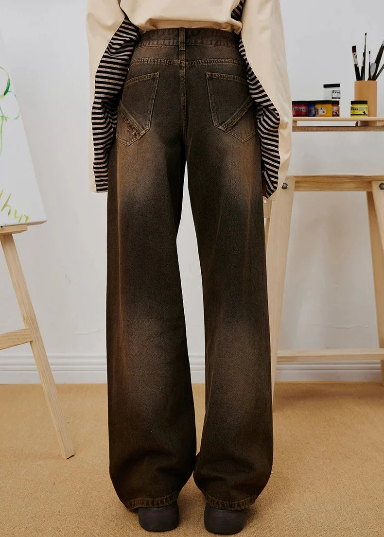 Vintage High-Quality High Waist Slim Fit Jeans