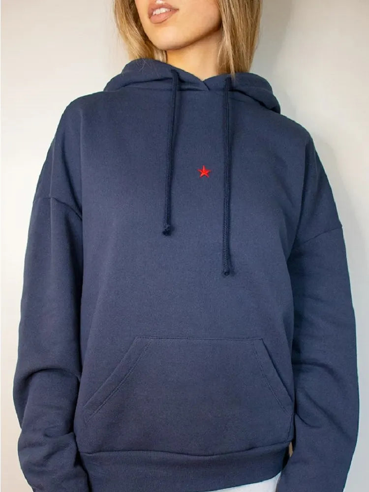 Hoodie mit Y2K-Sternenprint